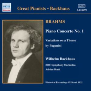 Brahms : Piano Concerto No. 1, Paganini Variations