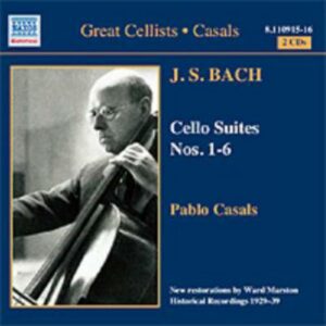 Bach : Six suites pour violoncelle. Casals.