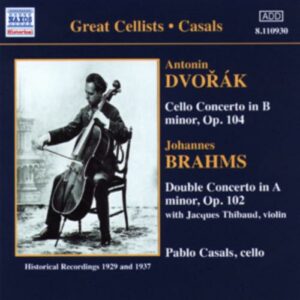 Dvorak : Concerto for cello in Bm, Brahms : Concerto in Am Op102