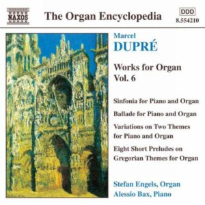 Marcel Dupré : Œuvres pour orgue (volume 6)