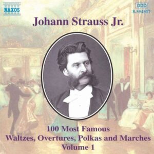 Johann Strauss Jr. : 100 Most Famous Waltzes, Overtures, Polkas and Marches, Vol