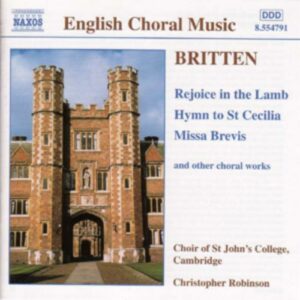 Benjamin Britten : Britten : Musique chorale anglaise