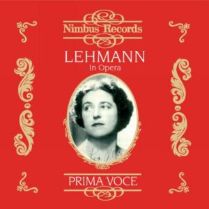Lotte Lehmann in Opera Vol.1