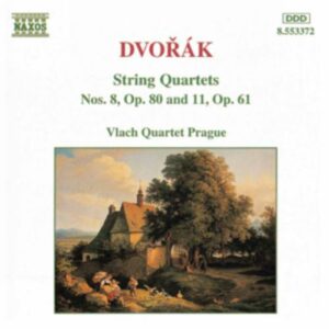 Antonin Dvorak : String Quartets No. 8, Op. 80 and No. 11, Op. 61