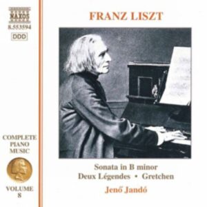 Franz Liszt : Musique pour piano (Intégrale, volume 8)