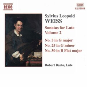 Silvius Leopold Weiss : Sonates pour luth (Intégrale, volume 2)