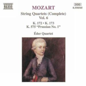 Wolfgang Amadeus Mozart : String Quartets, K. 172-173 and K. 575, Prussian No. 1