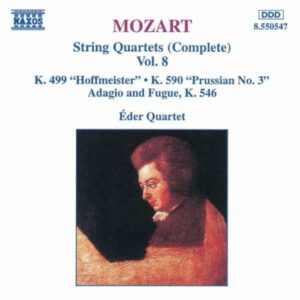 Wolfgang Amadeus Mozart : String Quartets, K. 499, Hoffmeister and K. 590, Prussian No. 3