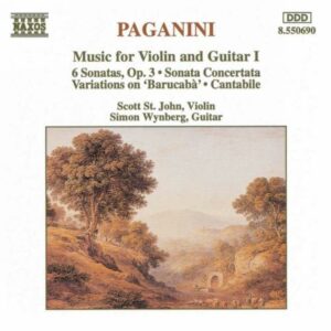 Niccolo Paganini : Music for Violin and Guitar, Vol. 1