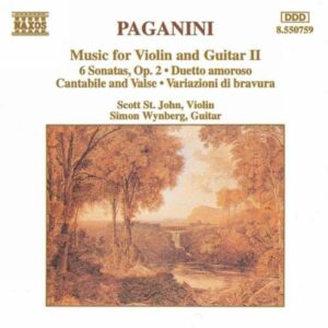 Niccolo Paganini : Music for Violin and Guitar, Vol. 2