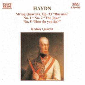 Joseph Haydn : Quatuors à cordes op. 33, n° 1, 2 et 5