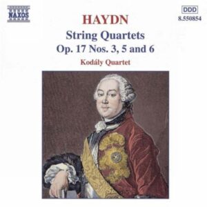 Joseph Haydn : String Quartets Op. 17, Nos. 3, 5 and 6
