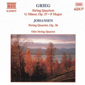 Edvard Grieg : String Quartets Nos. 1 and 2 / JOHANSEN