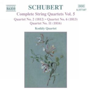 Franz Schubert : Quatuors à cordes (Intégrale, volume 5)