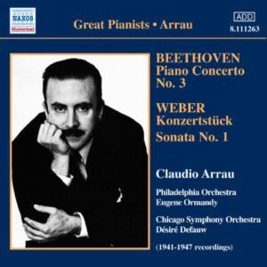 Beethoven : Concerto n° 3. Arrau.
