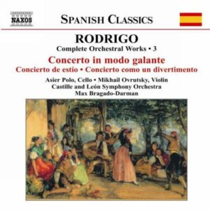 Joaquin Rodrigo : Musique orchestrale (Intégrale, volume 3)