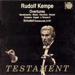 Rudolf Kempe : Ouvertures symphoniques