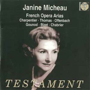 Janine Micheau : Airs d’opéra français
