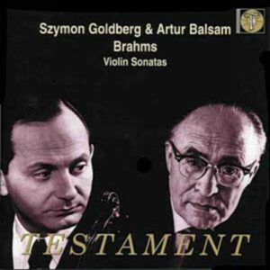 Johannes Brahms : Sonates pour violon