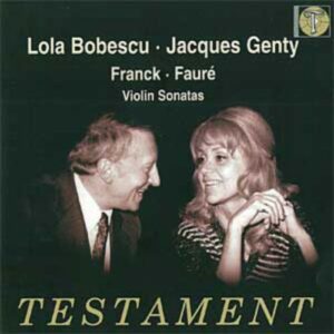 César Franck - Gabriel Fauré : Sonates pour violon & piano