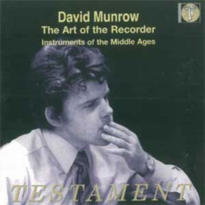 David Munrow : L'Art de la flûte à bec