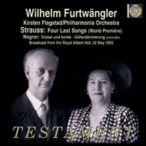 Strauss : Quatre derniers lieder. Furtwängler