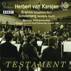 Herbert Von Karajan : Brahms, Schoenberg.