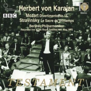 Herbert von Karajan : Stravinsky., Mozart.
