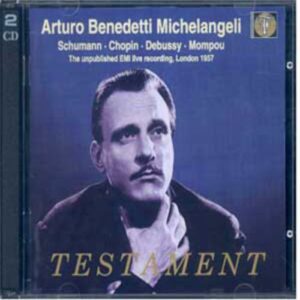 Arturo Benedetti Michelangeli : Enregistrements live EMI inédits (Londres, 1957)
