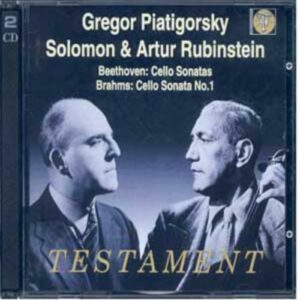 Gregor Piatigorski : Sonates pour violoncelle & piano