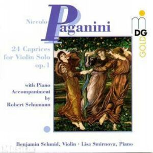 Paganini : 24 Caprices pour violon et piano. Schmid, Smirnova.