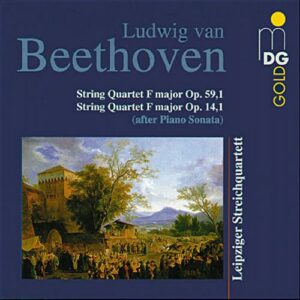 Beethoven : String Quartets, Op.14,1 & Op, 59,1