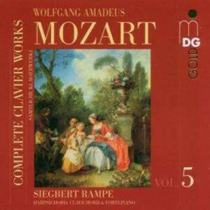 Mozart : Œuvres pour clavier vol. 5. Siegbert Rampe.