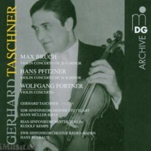 Bruch, Pfitzner, Fortner : Violin Concertos