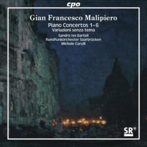 Malipiero : Concerto pour piano. S. I. Bartoli