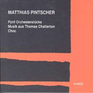 Pintscher : Musique pour orchestre