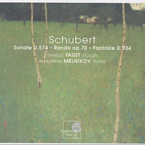 Schubert : Sonate D. 574, Rondo Op. 70, Fantasie D. 934
