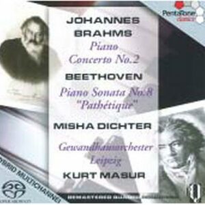 Brahms : Concertos pour piano n° 2. Dichter, Masur.