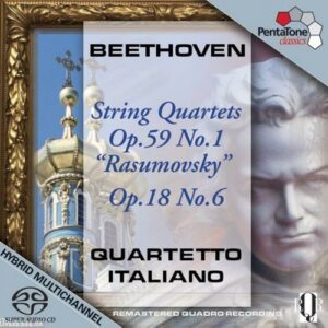 Ludwig Van Beethoven : String Quartets Op.59 No.1 & Op.18 No.6