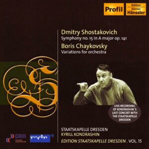 Chostakovitch : Symphonie N°15 op. 141. Kondrachine