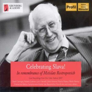 Schnittke/ Britten/ Kancheli/ Dutilleux : Célébration de Slava !