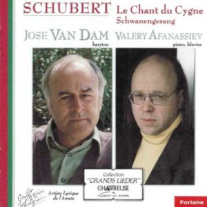 Jose Van Dam : Schubert Chant Du Cygne