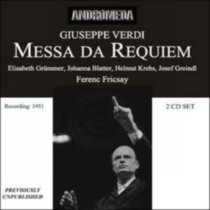 Verdi : Requiem. Fricsay