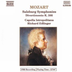 Wolfgang Amadeus Mozart : Salzburg Symphonies