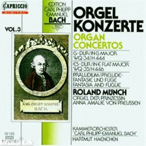 Carl Philipp Emmanuel Bach : Concertos pour orgue WQ 34 & 35 - Fugue - Sonate
