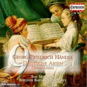 Georg Friedrich Haendel : 9 Deutsche Arien