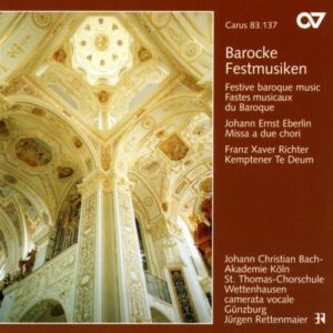 Eberlin - Richter : Musique baroque festive
