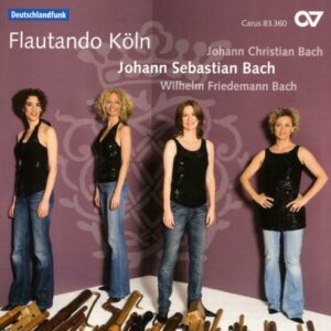 Flautando Köln joue Bach. Musique pour ensemble de flûtes à bec.