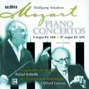 Mozart : Concerto pour piano KV 488 & KV 595. Curzon. Kubelik