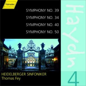Haydn : Symphonies Nos. 39, 34, 40, 50